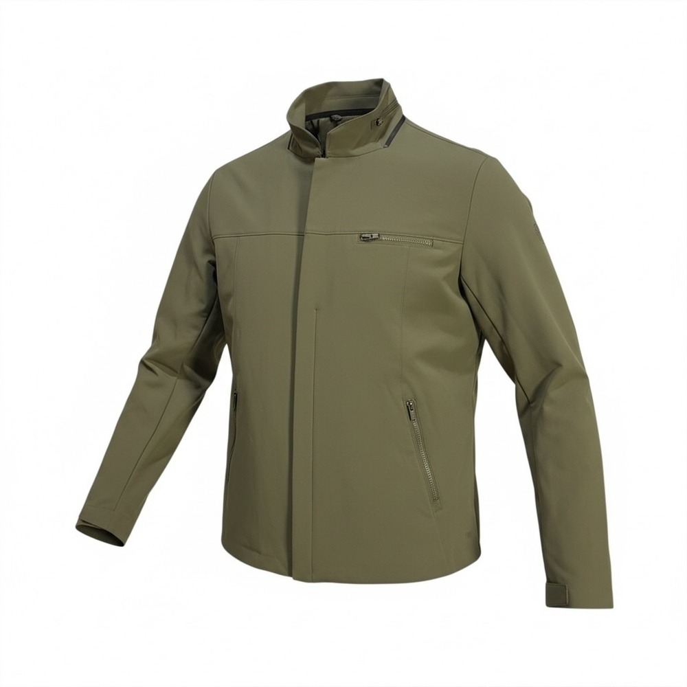 VRST Men's Medium Olive Green Jacket Four Way Stretch‎ Anti Odor